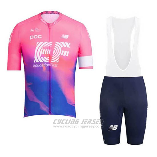 2019 Cycling Jersey EF Education First Pink Short Sleeve and Bib Short